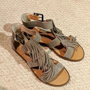 Sole Society fringe sandals